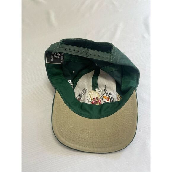 Warner Bros Looney Tunes VTG Green SnapBack Hat - Picture 3 of 6